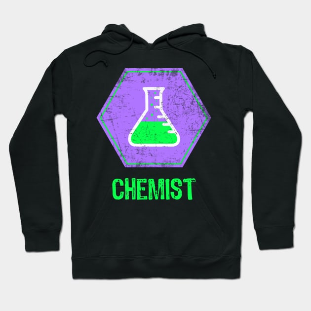 Chemist erlenmeyer flask Hoodie by Scar